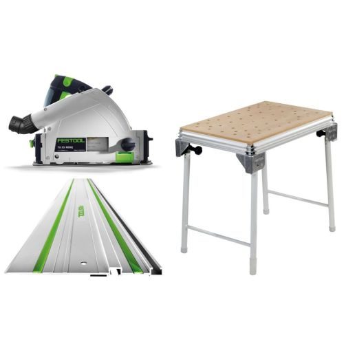 Invalcirkelzaag TS 55 R EBQ-Plus-FS inclusief MFT-tafel!