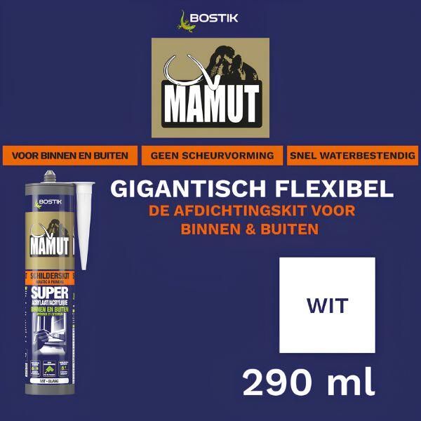 Mamut schilderskit binnen+buiten wit - Afbeelding 7