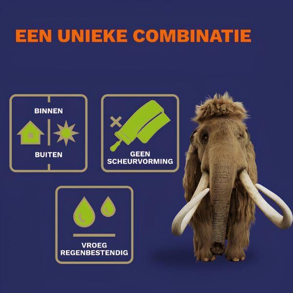 Mamut schilderskit binnen+buiten wit - Afbeelding 6